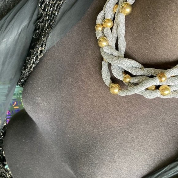 Adami & Martucci Multi  Silver Mesh Necklac - Picture 2 of 5